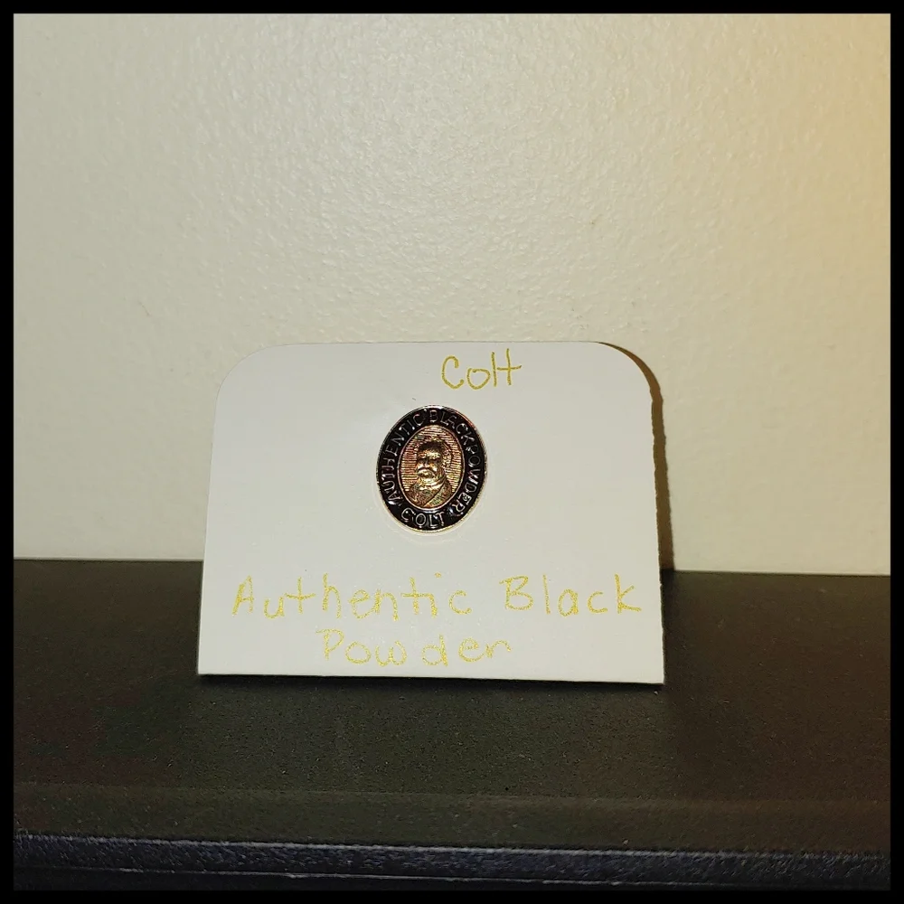 Vintage Colt Authentic Black Powder Tac Pin